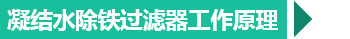西安凝結(jié)水除鐵過(guò)濾器工作原理